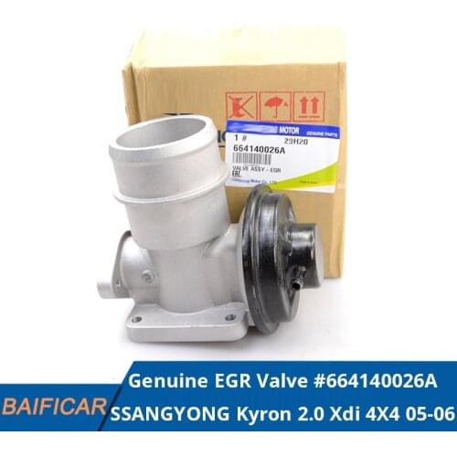 Baificar New Genuine Exhaust Gas Recirculation EGR Valve 664140026A ,6641400260 For SSANGYONG Actyon KYRON 2.0 Xdi 4X4 2005-2006