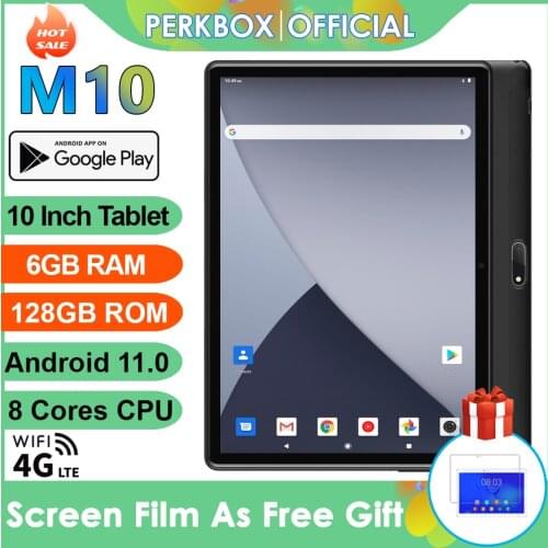 Super 10 Inch Tablet Android 10.0 OS Octa Core 6GB RAM 128GB ROM 1280x800 IPS 4G FDD LTE GPS WiFi Bluetooth планшет 10 дюймов