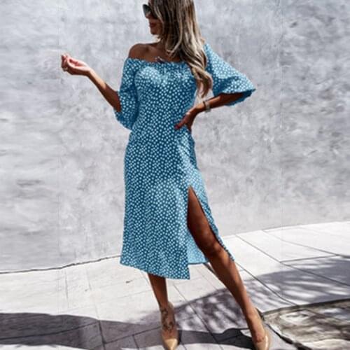 Dresses For Women 2021 Sexy Female Casual Dress Ladies Print Tube Top Split Dress Fashion Office Autumn Bag Hip Dress Midi Dress