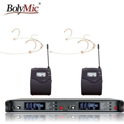 Bolymic Professional 200 Channels wireless microphone True Diversity UHF wireless microphone