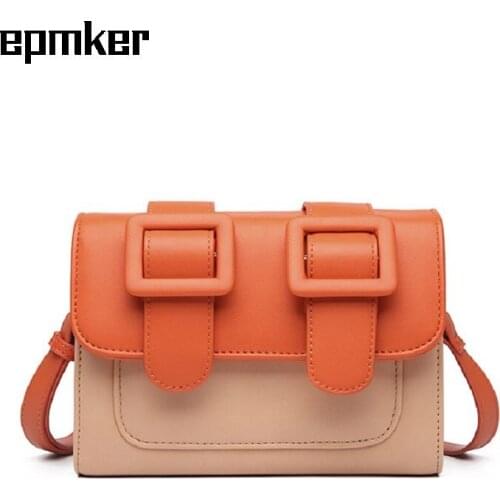 EPMKER 2021 Panelled Messenger Bags Fashionable Purses and Handbags Luxuery Designer Hand Bag women Shoulder Bags Crossbody Bags