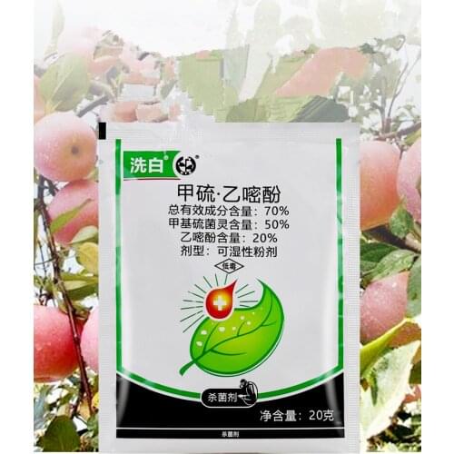 Thiophanate-methyl/rose/powdery mildew/ Control various diseases of vegetables, fruits and gardens 20g