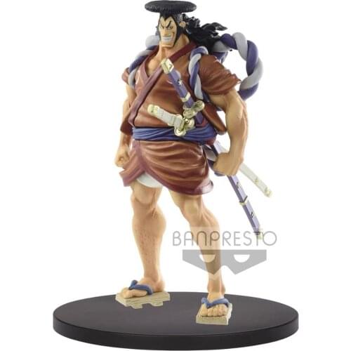 In Stock Original One Piece DXF The Grandline Men Wanokun PVC Figure Action Model Figurine