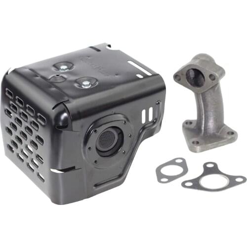 Muffler Exhaust Assembly & Gaskets Fits GX240 GX270 8HP 9HP Engine Motor