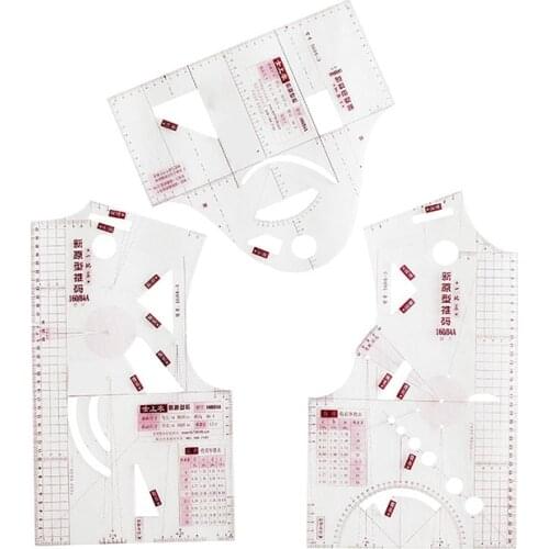 1: 3 Fashion Cloth Design Ruler Small Cloth Pattern Design Ruler Tailor Sewing Pattern Making Tools Cloth Design Ruler