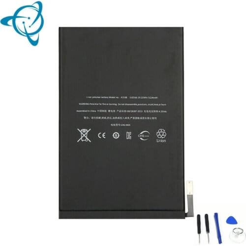 3.7v 5124mAh New OEM A1601 Battery for iPad mini 3 4 A1538 A1550 A1599 A1600 A1601