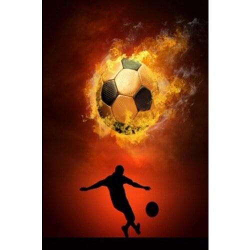 New 5D DIY Diamond Mosaic Football and Players hobby Diamond Painting Full Drill Square Home Decor Gift Cross Stitch Rhinestone
