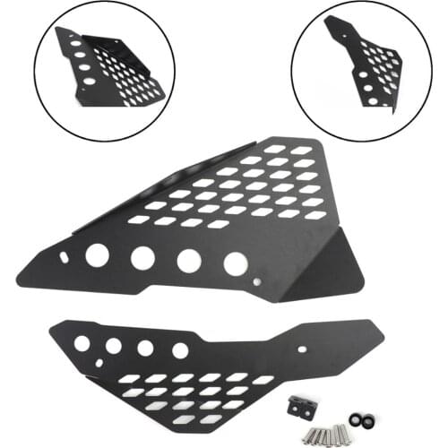 Artudatech 2 PCS Side Fender Protector Guard Cover Plate For Ducati Scrambler 400 800 1100 Motorcycle Accessories Parts