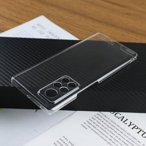 For Honor View40 V40 5G 6.72" Glossy Snap Phone Case Crystal Invisible Hard PC Full Cover Clear Camera Protect Back Shell