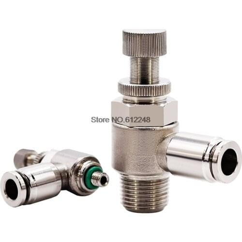Pneumatic Piping Speed Controller One Touch Fitting Connector Valve SL4-M5 SL6-M5 SL6-02 SL6-02 SL8-02 SL8-01 SL6-01 SL4-01