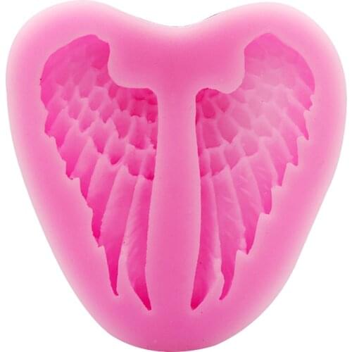 Beautiful Angel Wings Shape Silicone 3D Mold Cookware Dining Bar Non-Stick Cake Decorating Fondant Soap Mold