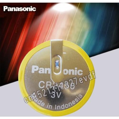 1PCS/LOT Original Panasonic CR2450 with pins 3V coin cell 2450 lithium battery