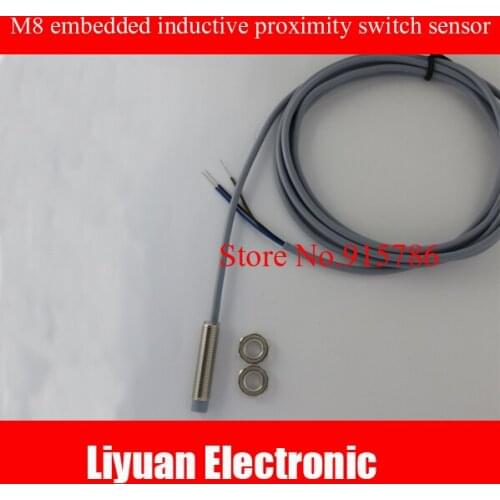 M8 embedded inductive proximity switch sensor / high frequency proximity switch Free Shipping