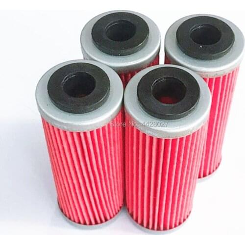4pcs Motorcycle Oil Filter for SX SXF SXS EXC EXC-F EXC-R XCF XCF-W XCW SMR 250 350 400 450 505 530 2007-2016