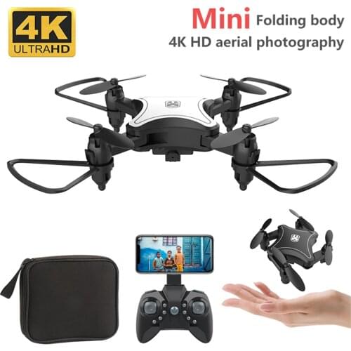 KY902 Mini Drone With Camera 4K High-definition Folding Remote Control Four-axis Aircraft Drone Toy Gift For Adults Children