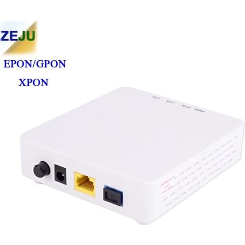 NEW ONT ONU XPON EPON/GPON Dual mode 1GE ONU ONT With Single Lan Port Apply to FTTH Modems, Terminal English version