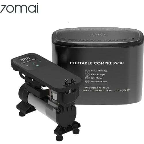 70mai Air Compressor 12V 70 MAI Protable Electric Car Air Pump Metal Box Mini Tire Inflator Auto Tyre Pumb