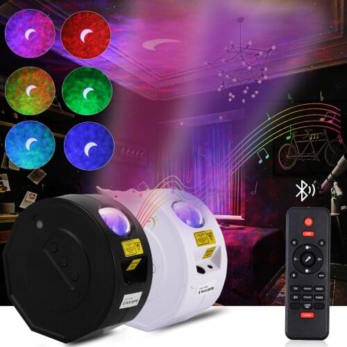 Star Galaxy Projector Night Light Starry Sky Projector With Bluetooth Player Music Moon Ocean Nebula Lamp For Kids Holiday Gifts