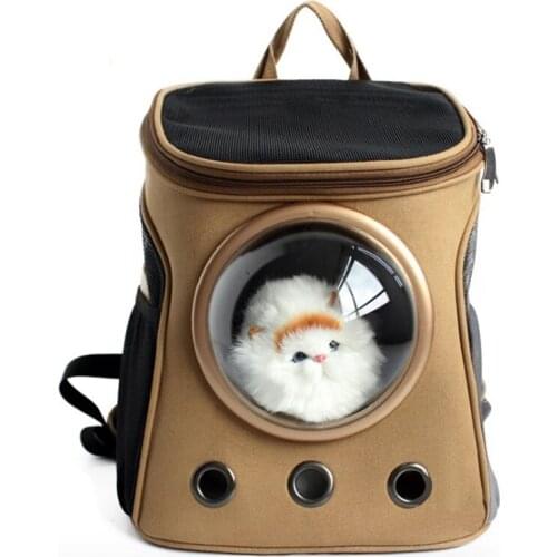 Space Capsule Astronaut Pet Cat Carrier Backpack Bubble Window For Kitty Puppy Small Dog Breathable Travel Bag Case
