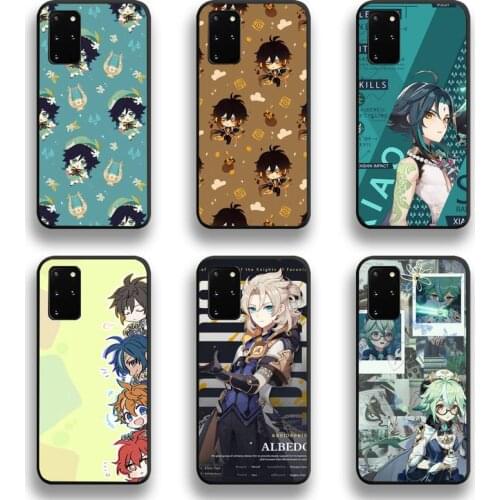 Video game Genshin Impact Phone Case For Samsung Galaxy S21 Plus Ultra S20 FE M11 S8 S9 plus S10 5G lite 2020