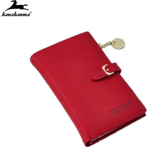 Women Wallets Leather Female Purse Mini Hasp Solid Multi-cards Holder Fashion Coin Short Wallets Slim Small Wallet Zipper Hasp