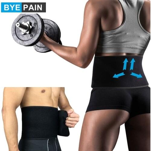 1Pcs BYEPAIN Waist Trimmer Belt for Men Women, Body Shaper, Waist Trainer, Slimmer Belt for Women, Stomach Fat Burner Wrap