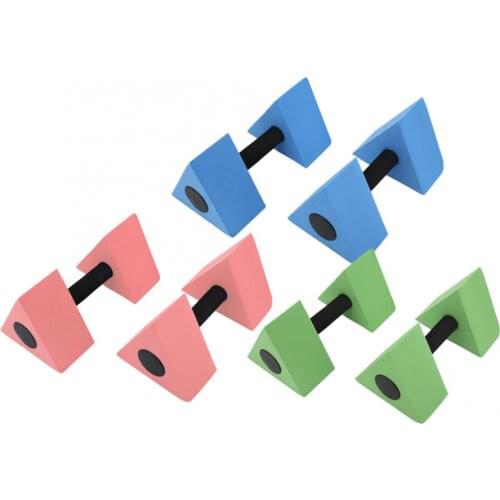 2pcs EVA Water Foam Floating Dumbbell Swimming Pool Weight Aerobics Automatic Float Water Dumbbell Child Swim Fitness Dumbbell