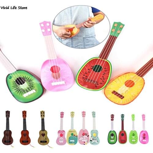 4 String Guitar Fruit Style Ukulele Musical Instrument For Children Kids Gift Toy