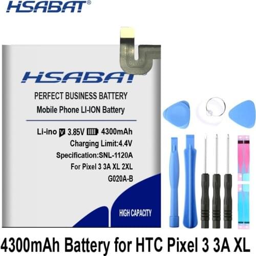 HSABAT G020A-B 4300mAh Battery for HTC Google pixel 3A XL Batteries