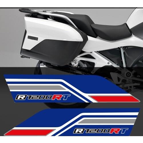 For BMW R1200RT R1200 RT Tail Panniers Luggage Case Trunk TankPad Protector Guard Knee Fairing Fender Stickers Emblem Badge Logo