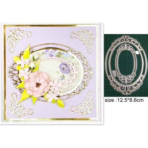 Background frame panel 2021 Metal Cutting Dies for DIY Scrapbooking and Card Making Decorative Embossing Craft