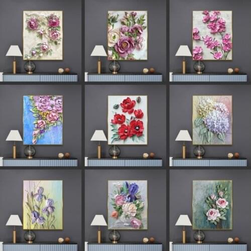 Art Scandinavian Flower Poster Home Decor Canvas Painting Wall Art Posters And Prints Wall Pictures For Living Room Decoration