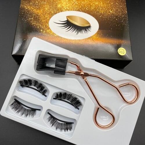 Quantum Magnet Eyelash Eye Lashes Extension Curler Clip W/ Soft Magnetic False Eyelashes Set Long Lasting