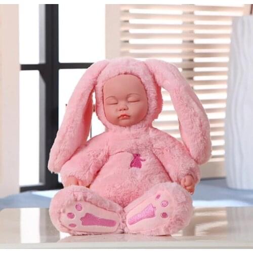 Kawaii Sleeping baby dolls Singing stuffed plush toys for kids girls Christmas gift high quality bebe doll reborn baby born toys