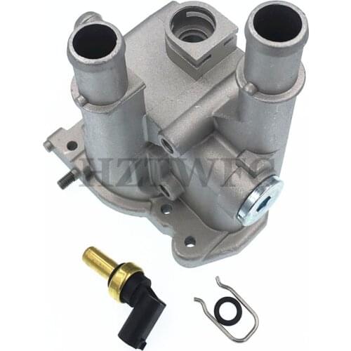 New For Cruze For Opel Astra 96984103 55563530 Aluminum Engine Cooling Thermostat Housing Cover Sensor