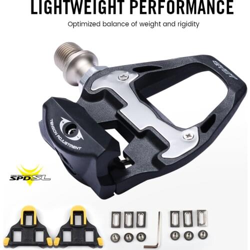 Road bike pedal self-locking pedals Palin bearing mountain bike pedals Suitable for SHIMANO system SPD bicycle pedal