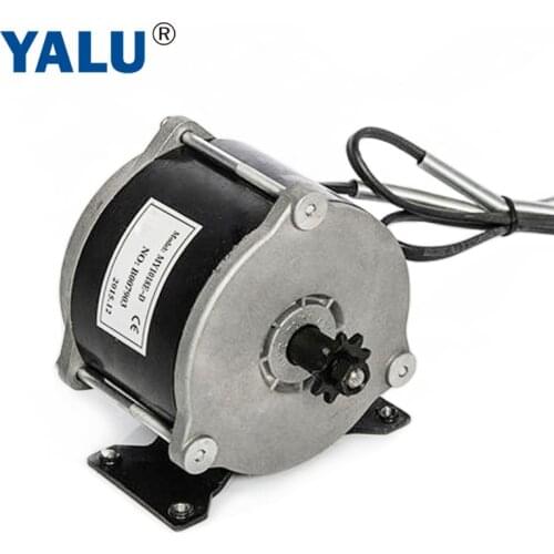 YALU MY1018E-D 500W 36V Ebike Motorcycle Brush Commutation Scooter DC motor for Variable Multiple Speed Bicycle Electric Kit