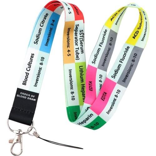 30pcs Doctor Knowledge Lanyard for Keys Phone Cool Neck Strap Lanyard for Camera Whistle ID Badge Cute webbings ribbons Gifts