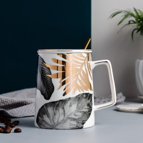 Tropical rainforest Ceramics Mugs coffee mug Milk Tea office Cups Drinkware the Best birthday Gift with Gift Box for friends