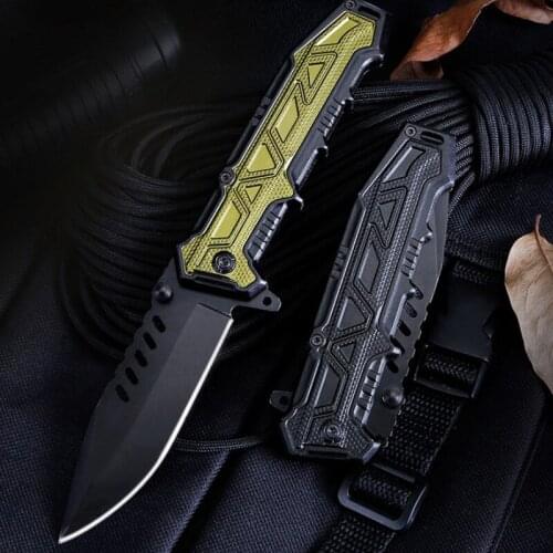 High Quality Folding Knife Tactical Knife Steel Blade Knives Tactical Knives Utility Outdoor Camping Survival Pocket Knife Tool
