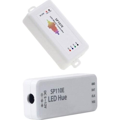 WS2812B SK6812RGB SK6812RGBW Bluetooth SP110E Controller & LED Controller WS2812B WS2811 Music Sync Bluetooth Controller