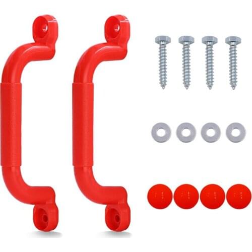 1 Pair Children Playground Nonslip Handle Mounting Hardware Kits Climbing Frame Stair Handrail Swing Outdoor Sports Toy Accessor