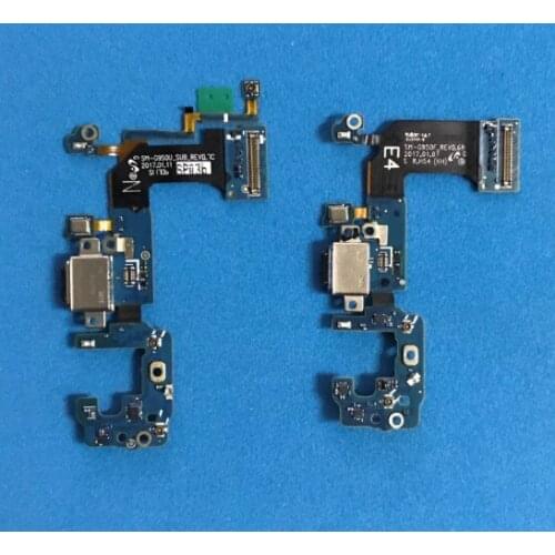 10Pcs For Samsung S8 G950F / G950U S8 plus G955F / G955U Ribbon charger charging connector usb dock port flex cable replacement