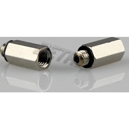 20 Pieces M5 Brass Mini Pneumatic Hose Connector Fitting Extend M-5J M5 17mm