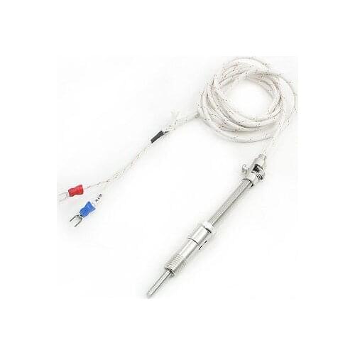 6.6Ft Cable 0-600 Degree Celsius Tension Spring Sleece K Type Thermocouple