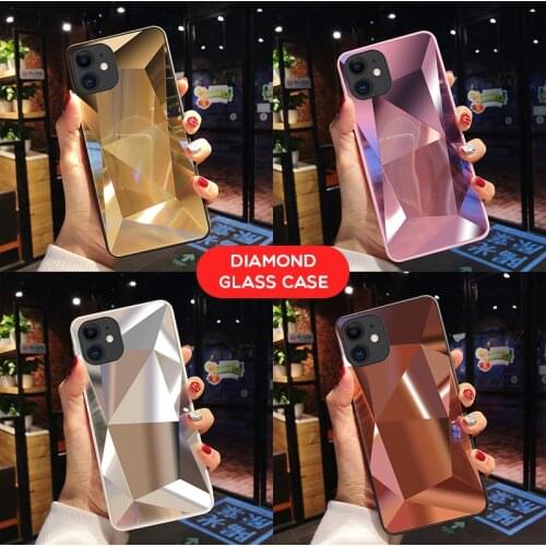 Diamond 3D Mirror Phone Case for iPhone 11 Pro Max Cases for iPhone X XR XS Max 8 7 6 6S Plus Case for iPhone 11 Back Cover