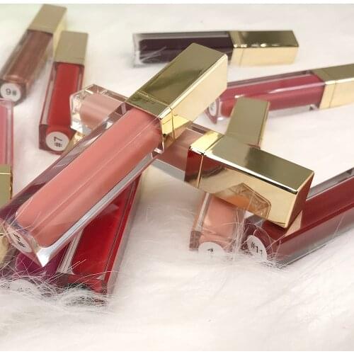 10 Pieces Private Label Waterproof Matte Long Lasting Square Tube Lip Gloss Wholesale Makeup Lip Tint Cosmetics Liquid Lipstick