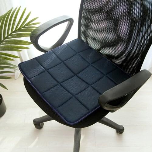 Summer Breathable Mesh Cushion Bamboo Charcoal Chair Mat Office Home Cushion Modern Minimalist Style Comfortable Breathable Pad