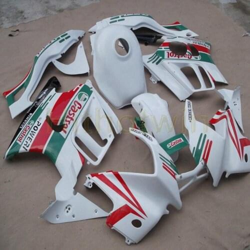 Motorcycle body kit for CBR600F3 1997-1998 F3 97 98 ABS Plastic Fairing+Screws+white M2