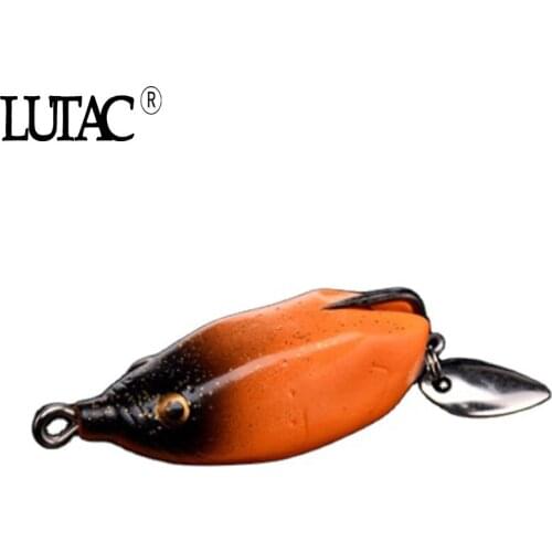 LUTAC Soft Bait Wobbler Fishing Frog Lure 8g 13g Spinner Squid Thunder Frog Jig Trolls Soft Bait Sea Ice Fishing